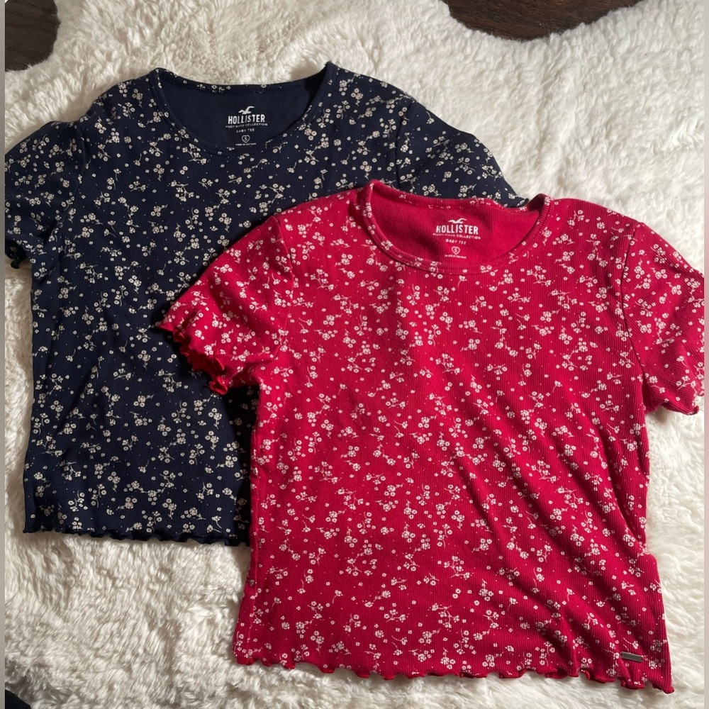Hollister Flower Baby Tee